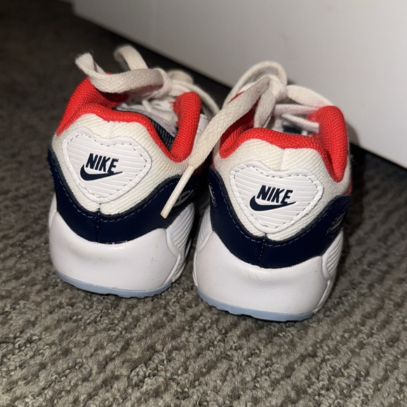 White,Blue and Red Toddler Nike AirMax - Picture 4 of 4
